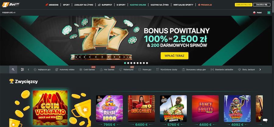 1Bet bonus powitalny