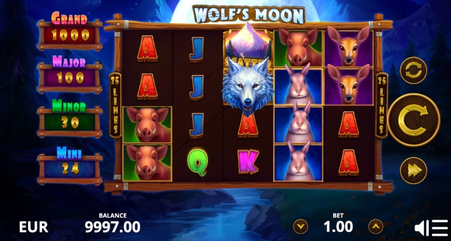 22BET - gra Wolf's Moon