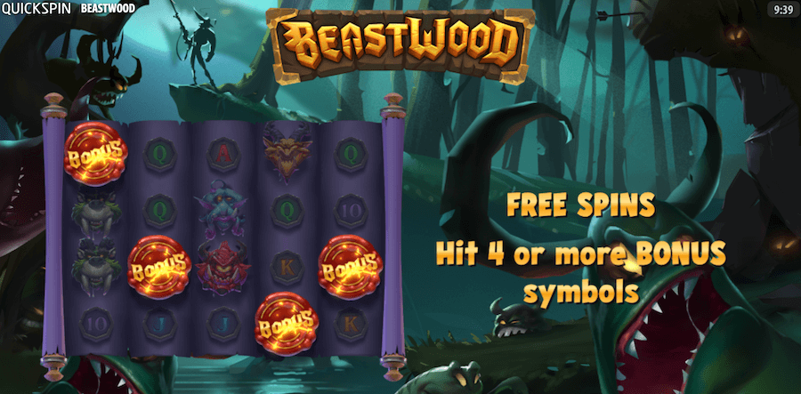 Beastwood slot runda darmowych spinów