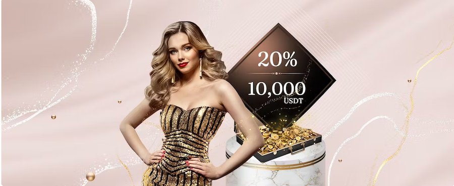 20% cashback do 10,000 USDT w Bitcasino.