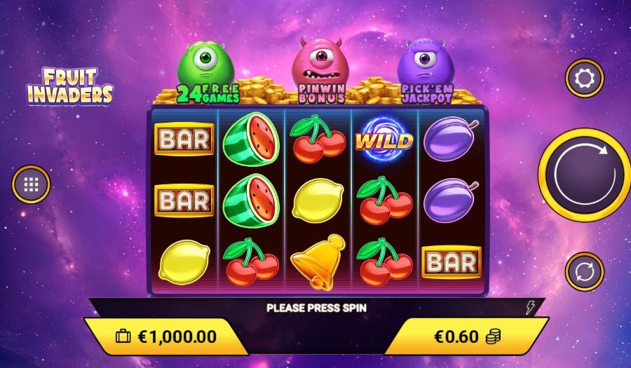 Bitz gra Fruit Invaders