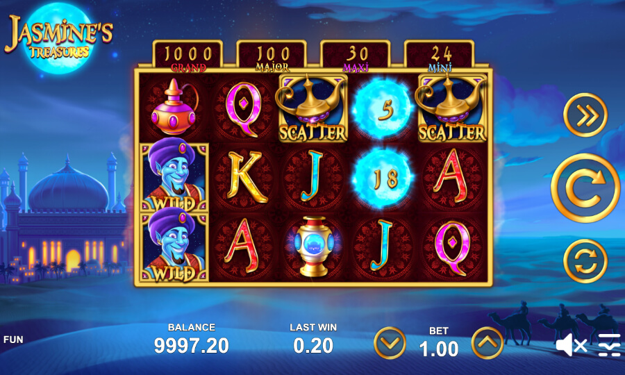 Bizzo Casino - gra Jasmine's Treasures