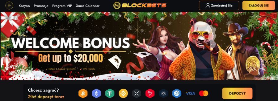 Blockbets Casino bonus powitalny