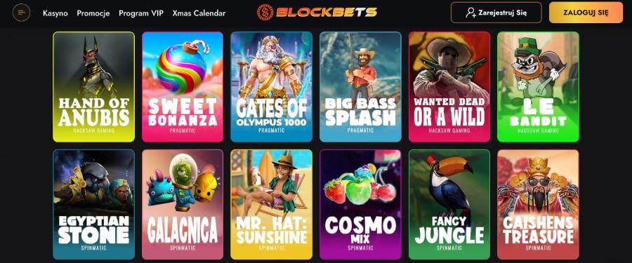 BlockBets Casino - gry