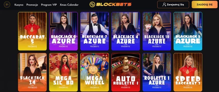 BlockBets Casino - kasyno na żywo