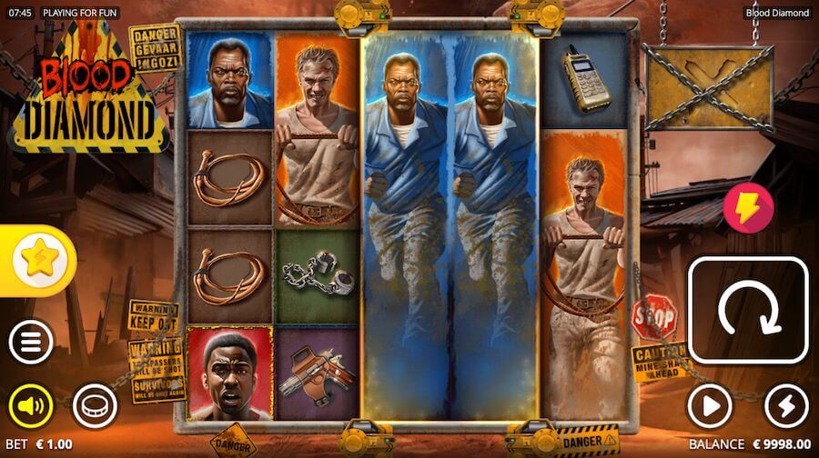 Maszyna Blood Diamond losowe ułożenie bębnów
