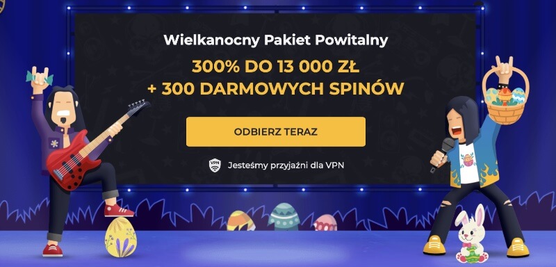 Bonus wielkanocny w kasynie Rolling Slots