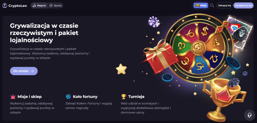 CryptoLeo – grywalizacja