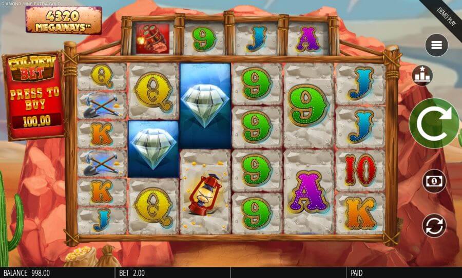 Diamond Mine Extra Gold Megaways