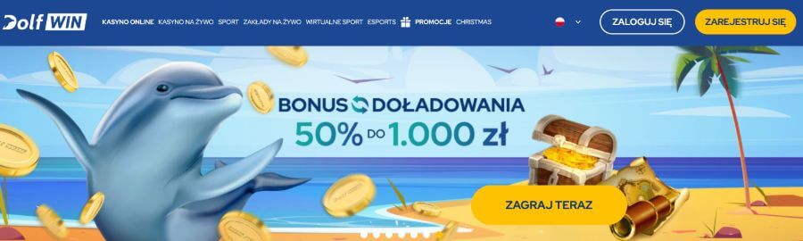 DolfWin bonus doładowania