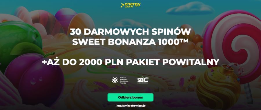 Energy Casino bonus bez depozytu i pakiet powitalny