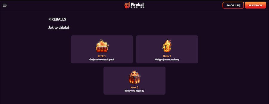 Fireballs w Fireball Casino.
