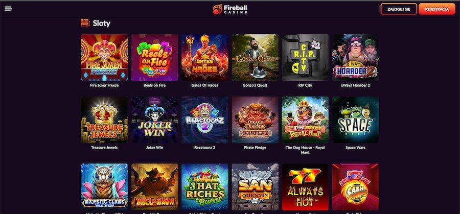 Fireball Casino i maszyny online