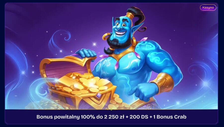 GeniePlay - bonus powitalny