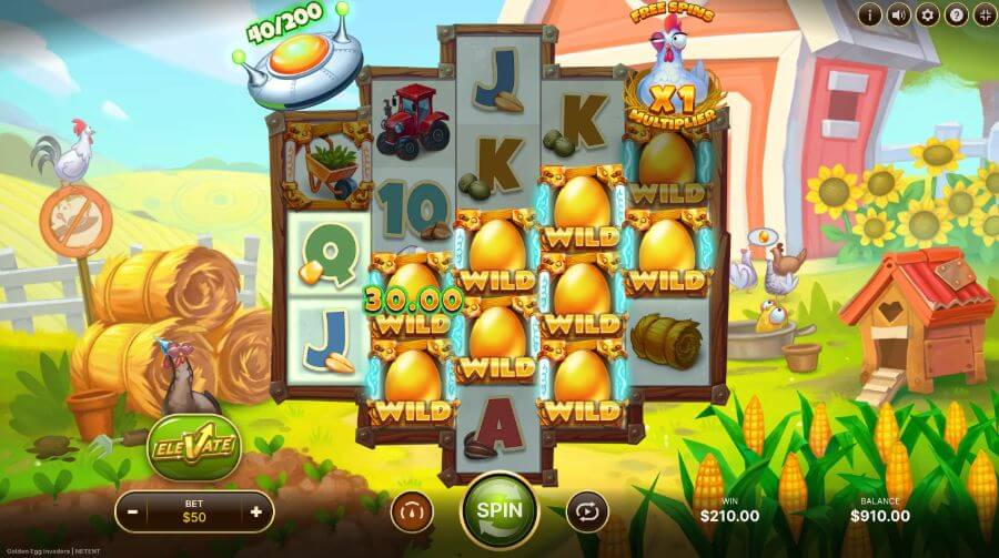 Golden Egg Invaders