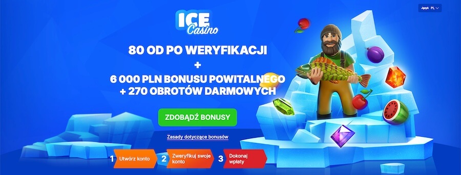 IceCasino bonus powitalny