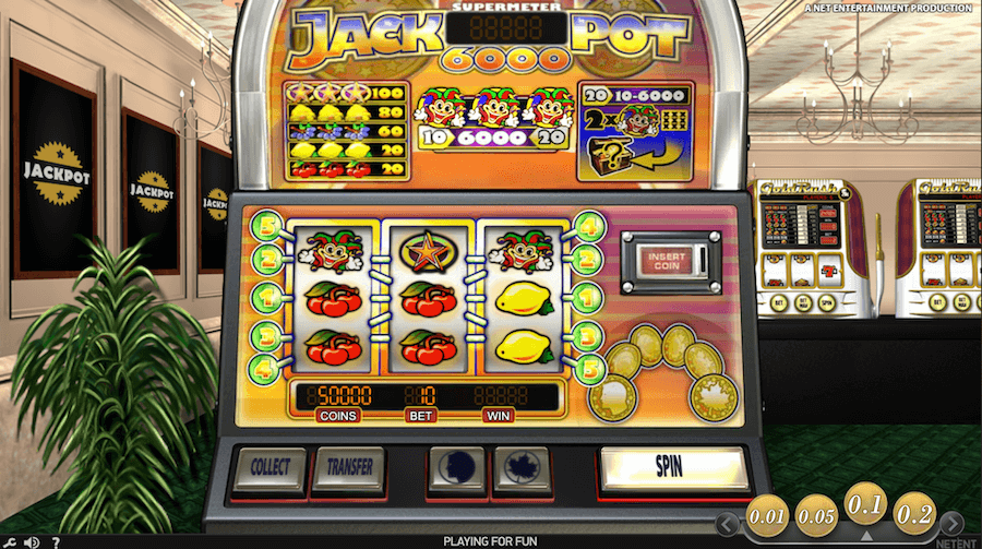 Automat jackpot 6000.