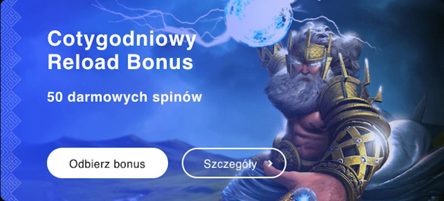 Cotygodniowy bonus reload w kasynie LibraBet