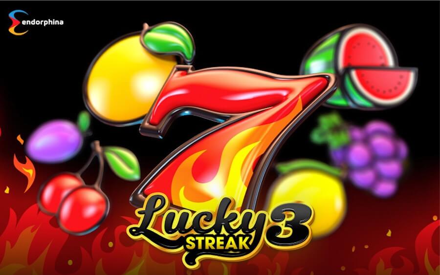 Lucky Streak 3 logo slotu.