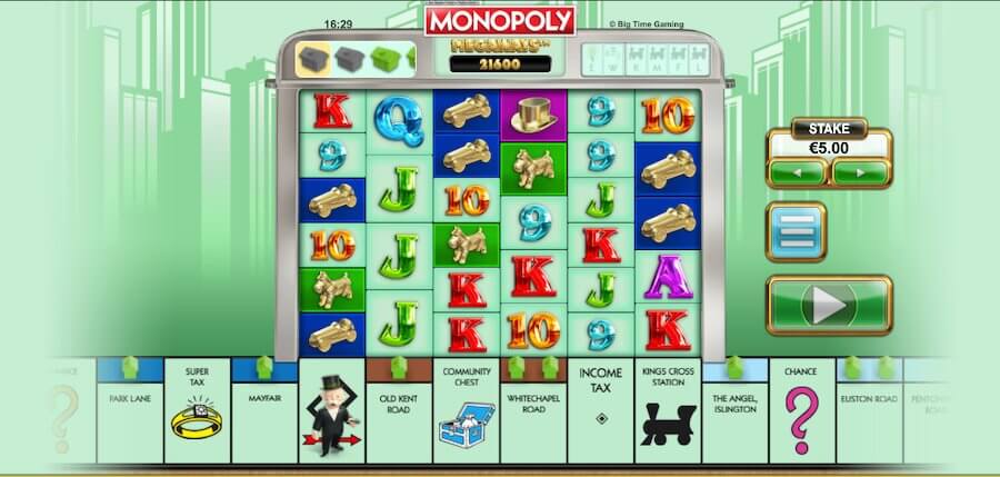 Slot Monopoly MegaWays