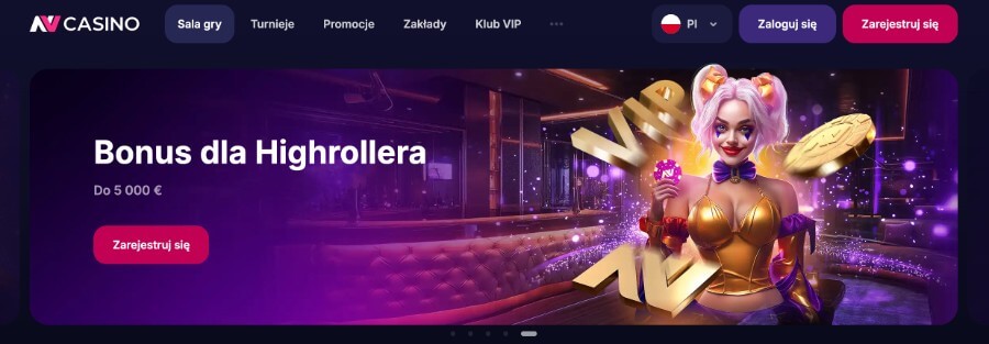 NVcasino bonus highroller