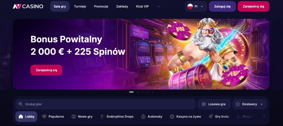 NVcasino bonus powitalny