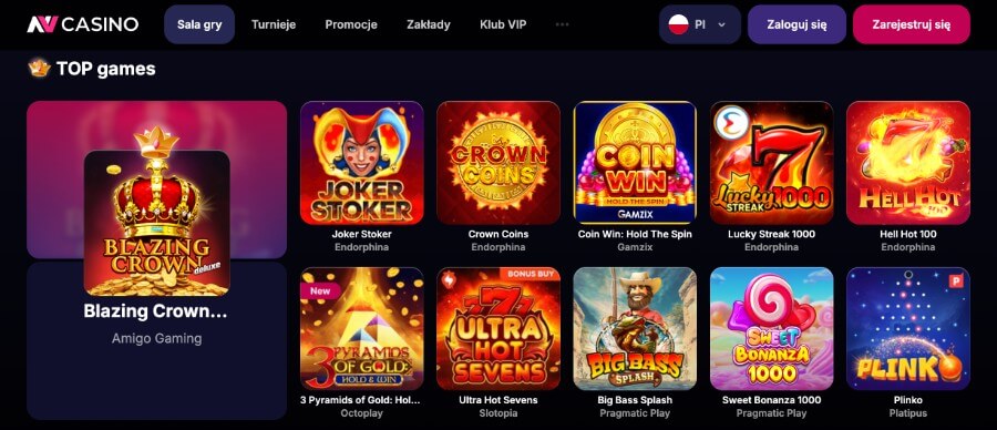 NVcasino gry