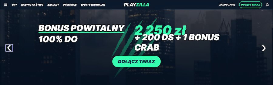 Bonus powitalny Playzilla