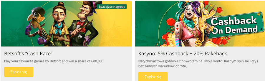 Promocje kasyna Qbet