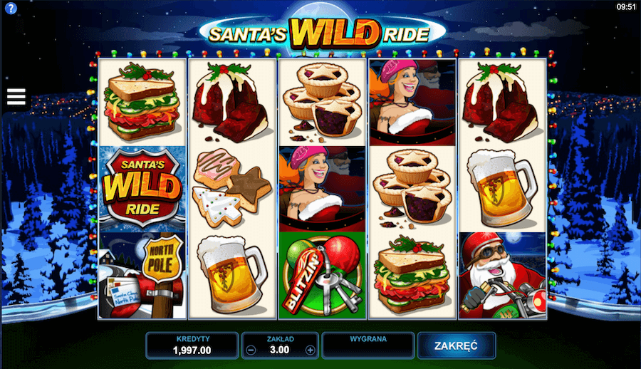 Slot Santa's Wild Ride od Microgaming