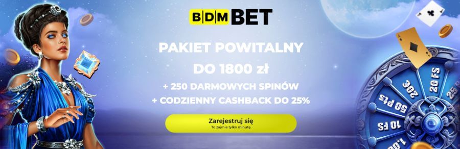 Bonus powitalny w kasynie BDM Bet