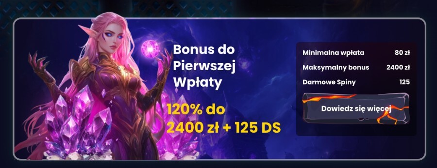 SlotsGem bonus od pierwszej wpłaty