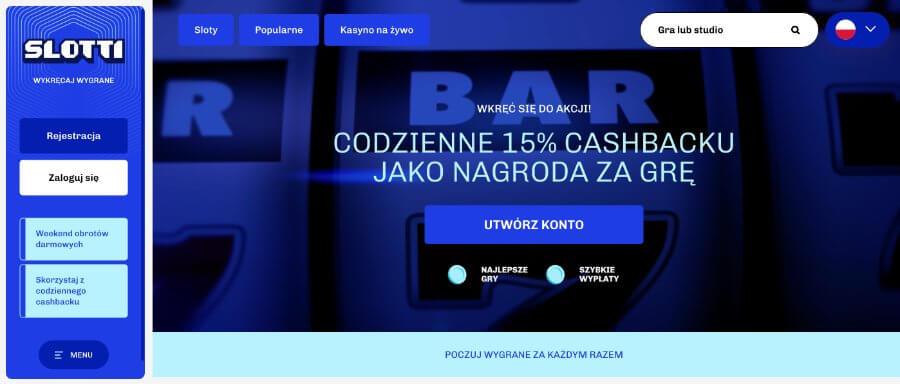 Slotti - cashback