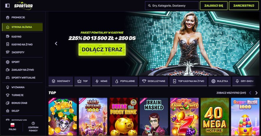 sportuna bonus powitalny
