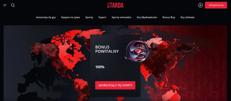 Starda - strona startowa