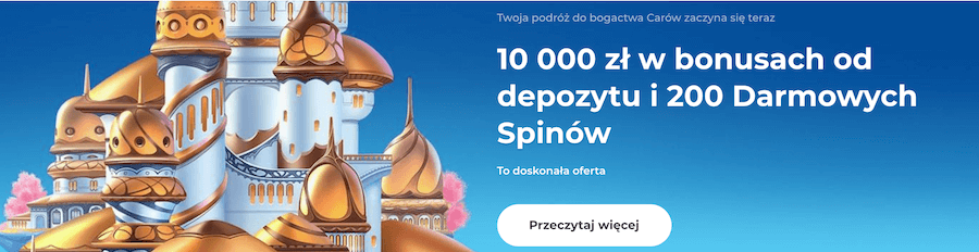 Tsars – do 10 000 zł i 200 darmowych spinów