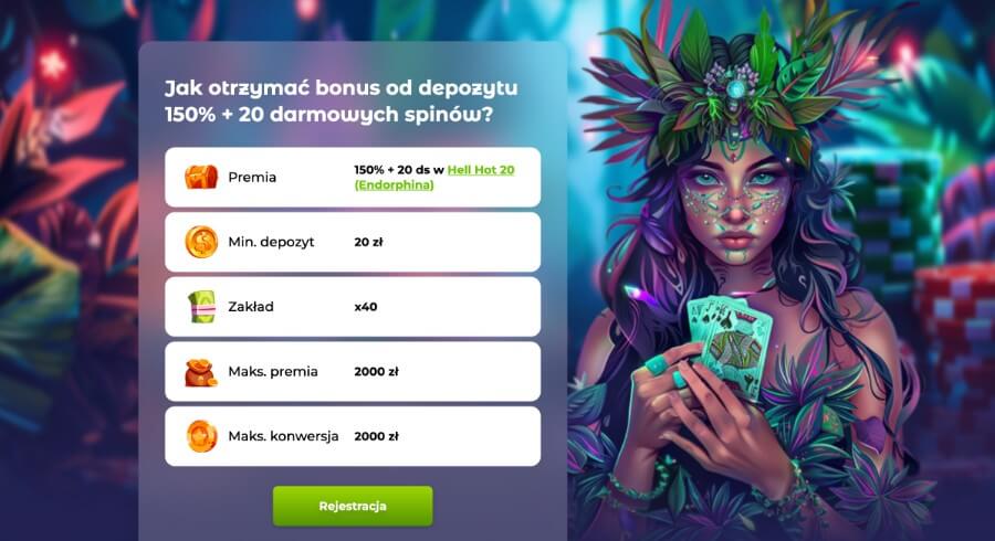 Verde Casino - bonus od depozytu