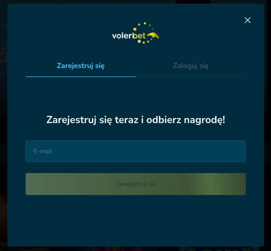VolerBet rejestracja