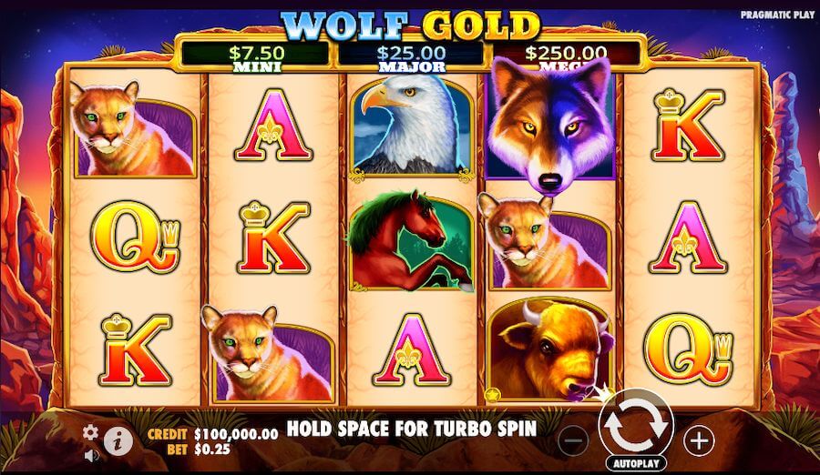 Wolf Gold automat online i bebny