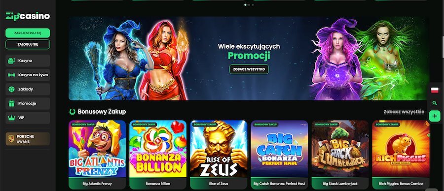 Zip Casino promocje