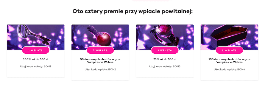 21.com - bonus powitalny