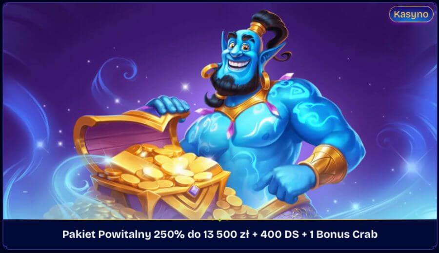 Bonus powitalny w kasynie WishWin