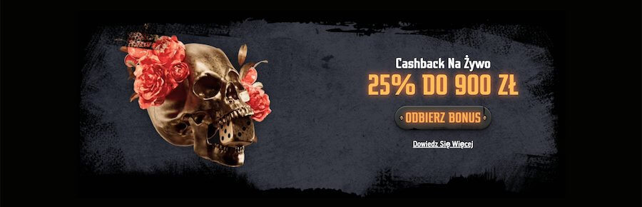 Cashback na żywo House of Spades.