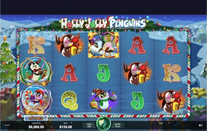 Holly Jolly Penguins gra