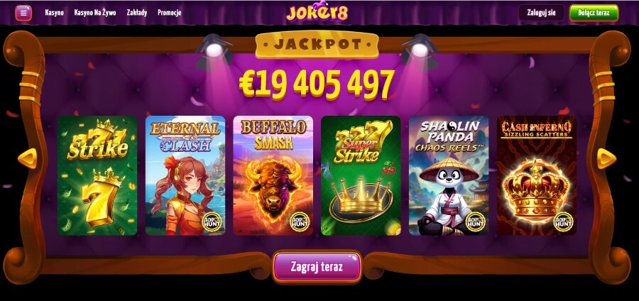 Joker8 jackpot.