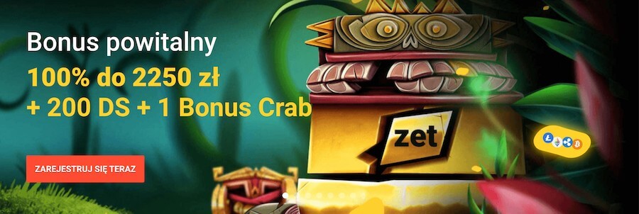 Zet Casino - bonus powitalny