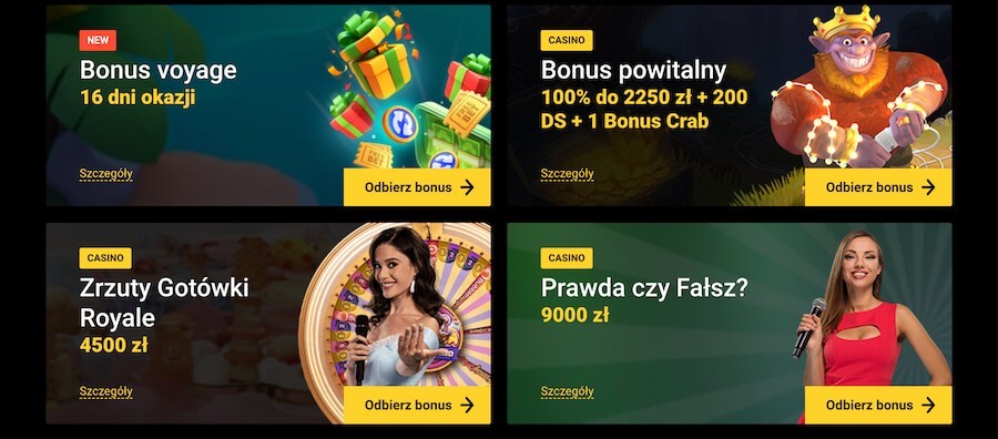 Promocje Zet Casino.