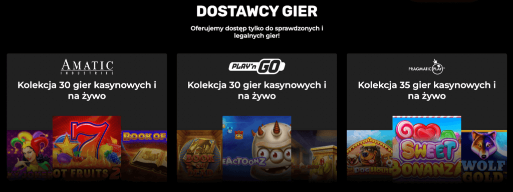 Dostawcy gier w N1 Casino