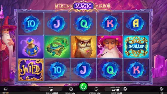 Merlin's Magic Mirror slot recenzja 