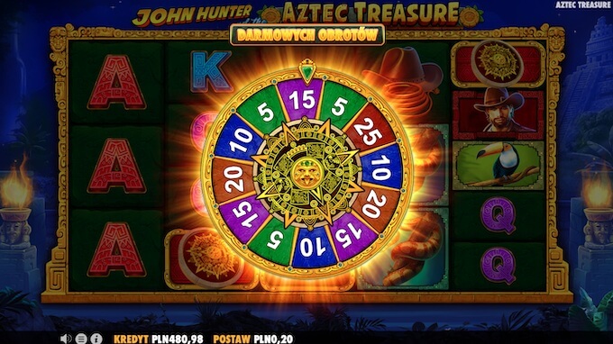 John Hunter and the Aztec Treasure darmowe spiny 